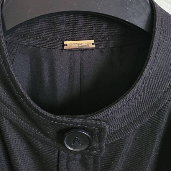 ADAM Lippes Gaberdine Halter Midi Shirt Dress Wool 4 black - Picture 10 of 15